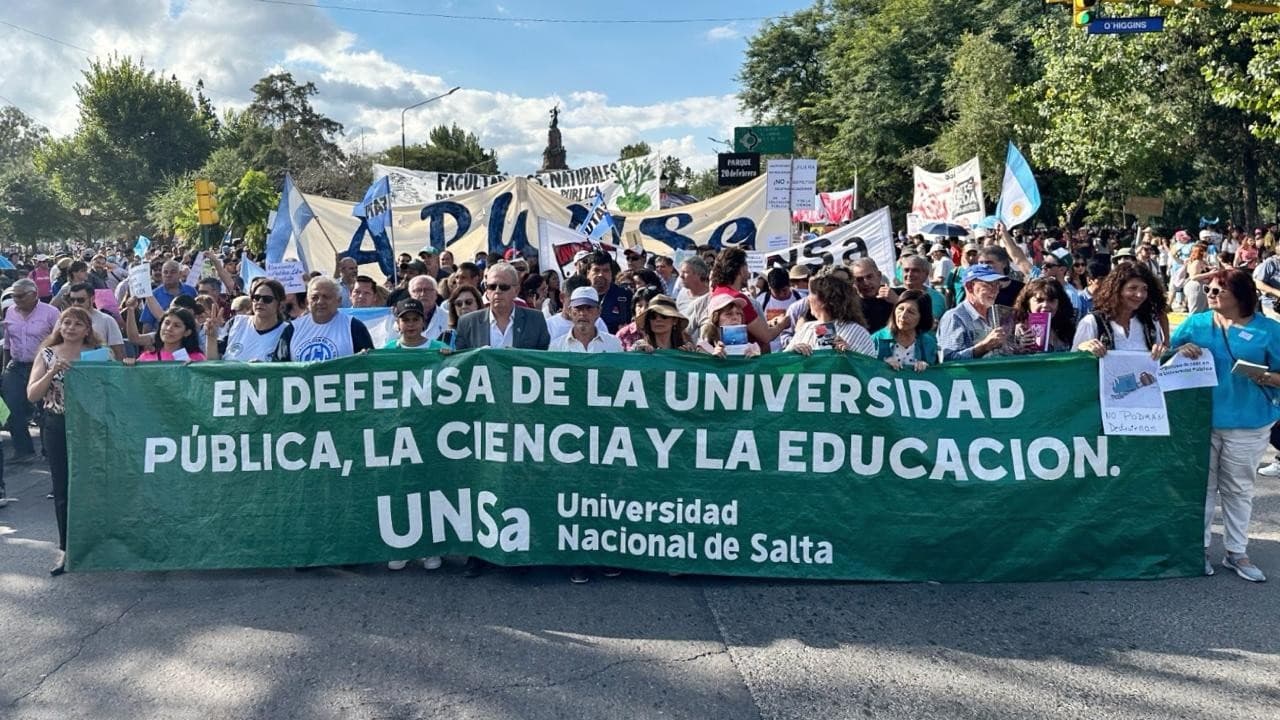 La 5ta Marcha Federal Universitaria