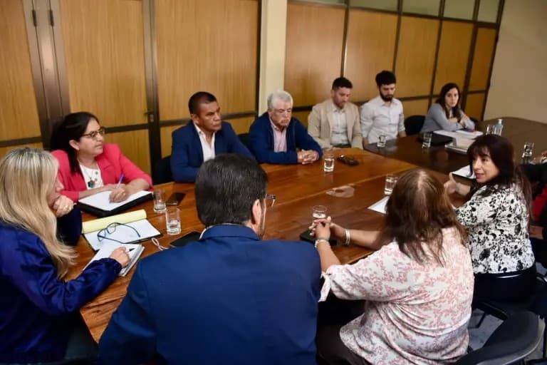 Mesa tecnica de trabajo en el senado provincial
